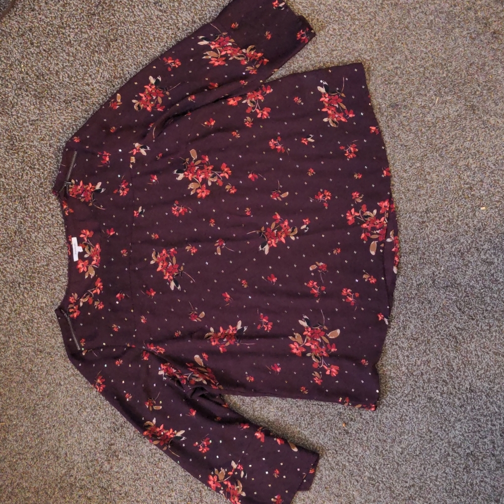 Maroon Blouse